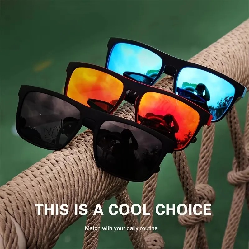 Fashion Vintage Square Polariz - Fishing Sunglasses Polarized recension och pris