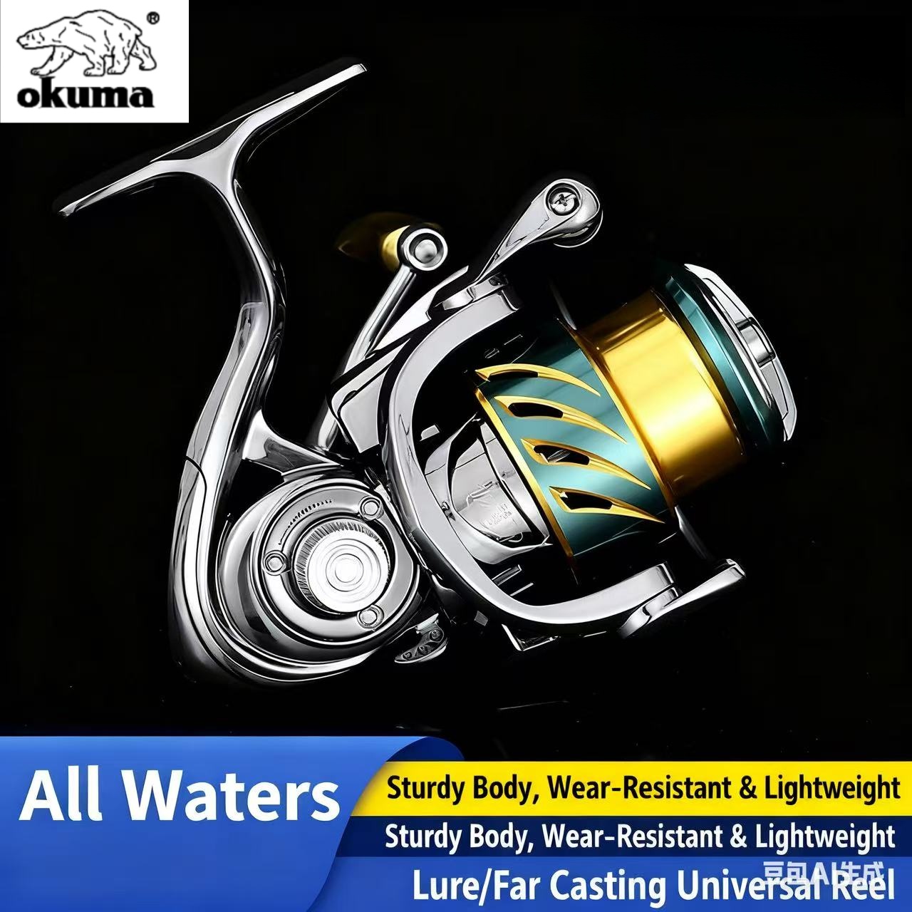 Okuma Fishing Tackle Spinning  - Daiwa Reel Fuego recension och pris