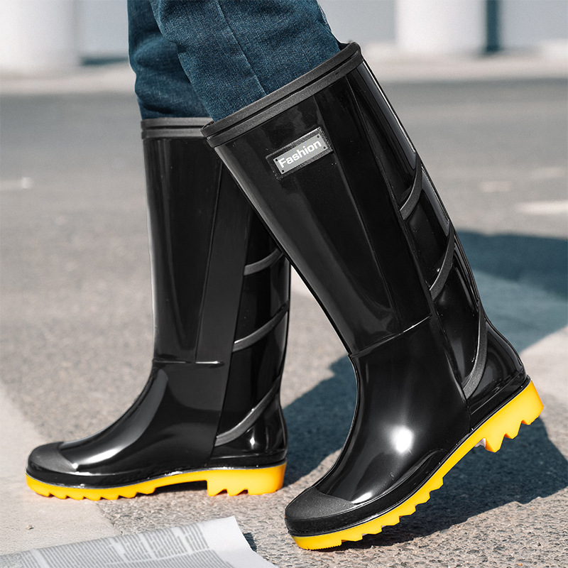 Men Fashion Long Tube Rain Boo - Fishing Boots recension och pris